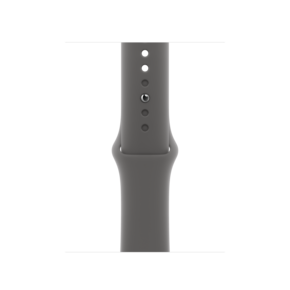 40 mm Sportarmband Steingrau – S/M