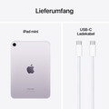 iPad mini Wi-Fi + Cellular 256 GB - Violett (A17 Pro)