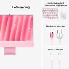 Sie sehen das Produktbild 09 von 24" iMac mit Retina 4,5K Display: Apple M4 Chip mit 10‑Core CPU und 10‑Core GPU, 512 GB SSD - Rosé 24" iMac mit Retina 4,5K Display: Apple M4 Chip mit 10‑Core CPU und 10‑Core GPU, 512 GB SSD - Rosé