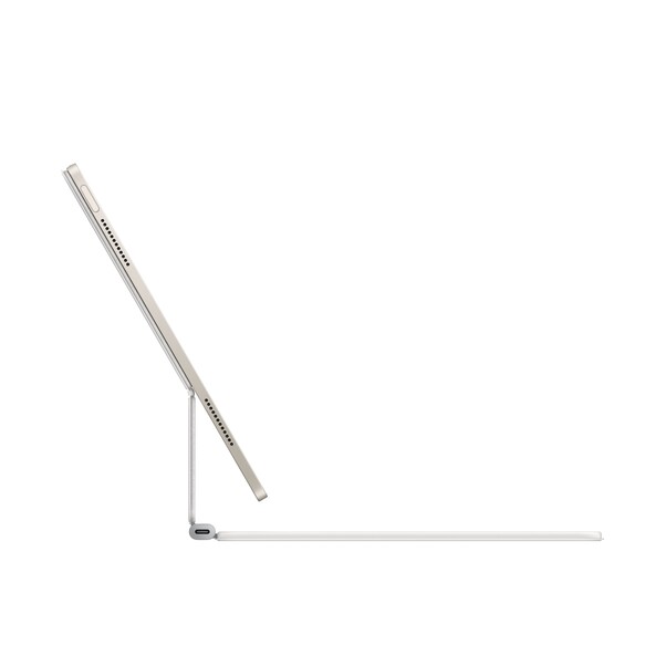 Sie sehen das Produktbild 03 von Magic Keyboard für das 13" iPad Air (M3) – Deutsch – Weiß Magic Keyboard für das 13" iPad Air (M3) – Deutsch – Weiß