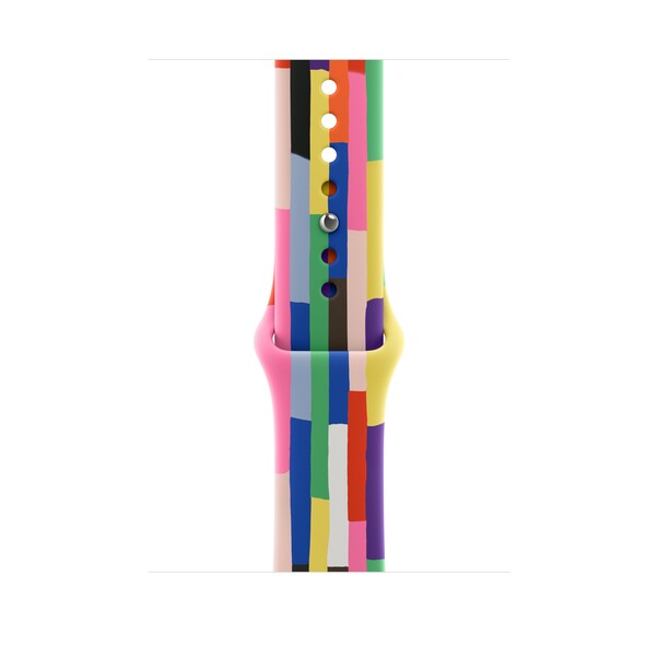 Sie sehen das Produktbild 01 von 46 mm Pride Edition Sportarmband – M/L 46 mm Pride Edition Sportarmband – M/L