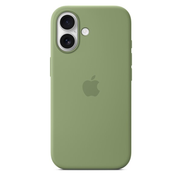 Sie sehen das Produktbild 04 von iPhone 17 Silikon Case mit MagSafe - Hellmoosgrün iPhone 17 Silikon Case mit MagSafe - Hellmoosgrün