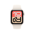 Apple Watch SE 3 GPS + Cellular, 40 mm Aluminiumgehäuse Polarstern, Sportarmband Polarstern – S/M