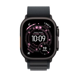 Sie sehen das Produktbild 02 von Apple Watch Ultra 3 GPS + Cellular, 49 mm Titangehäuse Schwarz, Alpine Loop Schwarz - Medium Apple Watch Ultra 3 GPS + Cellular, 49 mm Titangehäuse Schwarz, Alpine Loop Schwarz - Medium