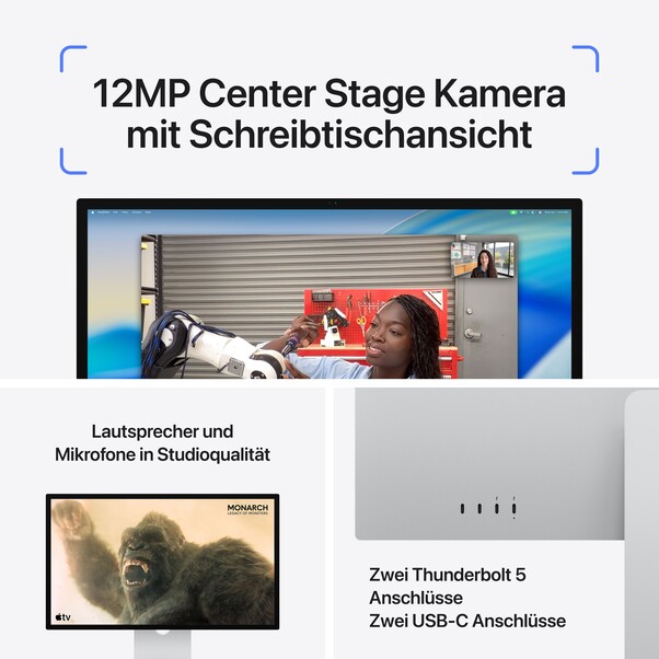 Sie sehen das Produktbild 04 von Studio Display – Nanotexturglas – VESA Mount Adapter Studio Display – Nanotexturglas – VESA Mount Adapter