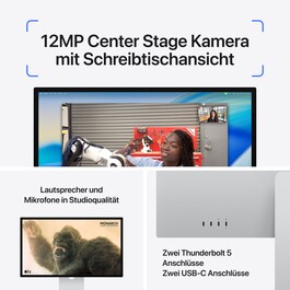 Sie sehen das Produktbild 04 von Studio Display – Standardglas – neigungs- und höhenverstellbarer Standfuß Studio Display – Standardglas – neigungs- und höhenverstellbarer Standfuß