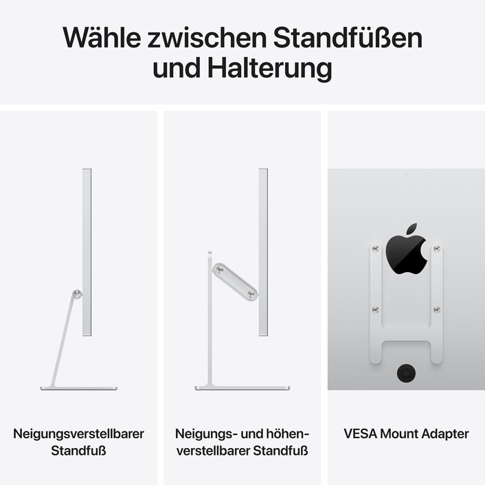 Studio Display – Nanotexturglas – neigungs­verstell­barer Standfuß
