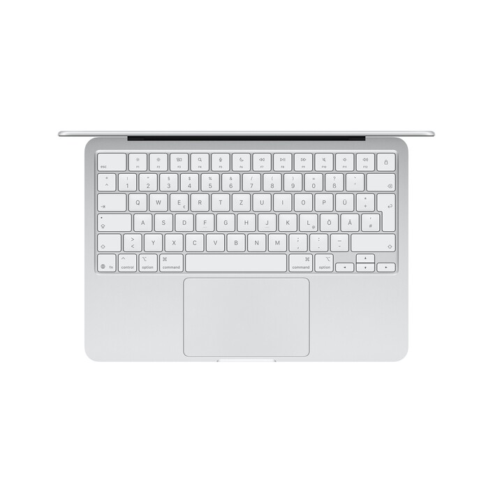 13" MacBook Neo: Apple A18 Pro Chip mit 6‑core CPU und 5‑core GPU, Magic Keyboard, 256 GB SSD - Silber