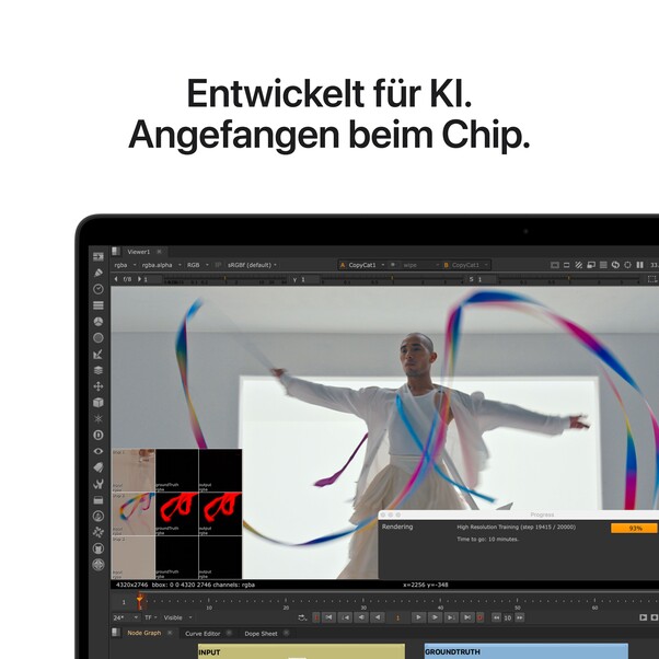 16" MacBook Pro: Apple M5 Max Chip mit 18‑Core CPU und 32‑Core GPU, 2 TB SSD - Space Schwarz