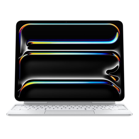 Sie sehen das Produktbild 01 von Magic Keyboard für 13" iPad Pro (M4) - Schwedisch - Weiß Magic Keyboard für 13" iPad Pro (M4) - Schwedisch - Weiß