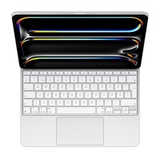 Sie sehen das Produktbild 04 von Magic Keyboard für 13" iPad Pro (M4) - Schwedisch - Weiß Magic Keyboard für 13" iPad Pro (M4) - Schwedisch - Weiß