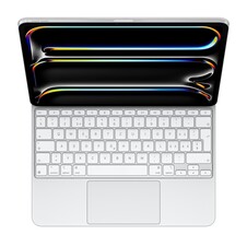 Magic Keyboard für 13" iPad Pro (M4) - Deutsch/Französisch (Schweiz) - Weiß