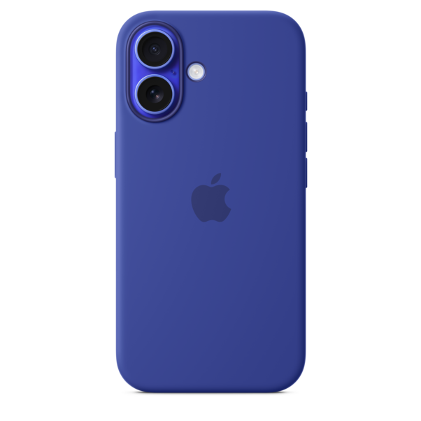 Sie sehen das Produktbild 01 von iPhone 16 Silikon Case mit MagSafe – Ultramarin iPhone 16 Silikon Case mit MagSafe – Ultramarin