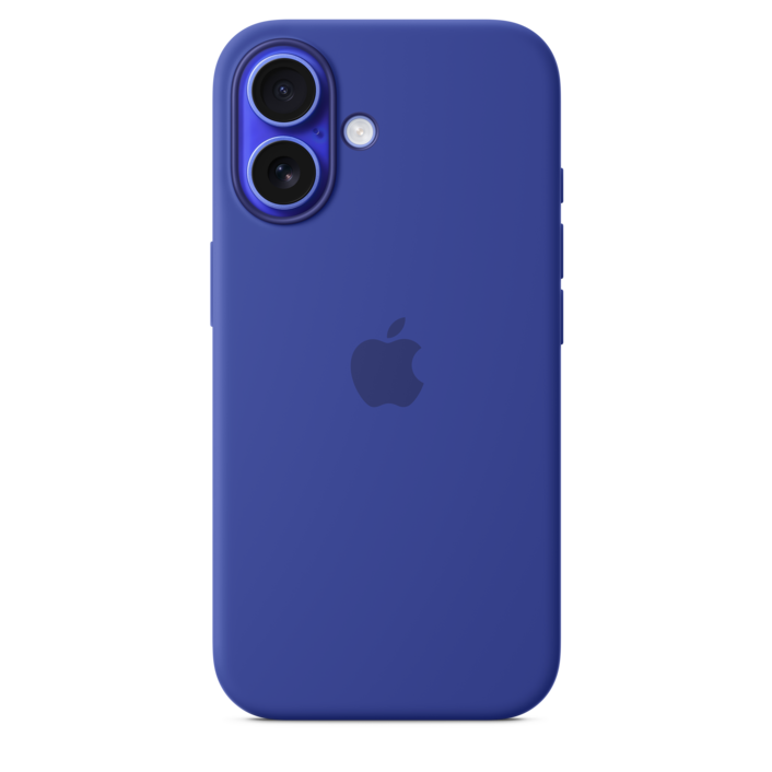 Sie sehen das Produktbild 01 von iPhone 16 Silikon Case mit MagSafe – Ultramarin iPhone 16 Silikon Case mit MagSafe – Ultramarin