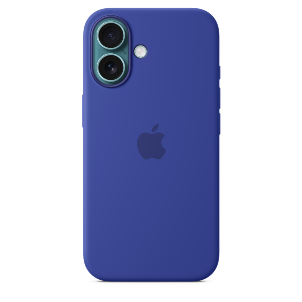 Sie sehen das Produktbild 02 von iPhone 16 Silikon Case mit MagSafe – Ultramarin iPhone 16 Silikon Case mit MagSafe – Ultramarin