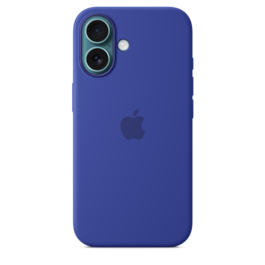 Sie sehen das Produktbild 02 von iPhone 16 Silikon Case mit MagSafe – Ultramarin iPhone 16 Silikon Case mit MagSafe – Ultramarin