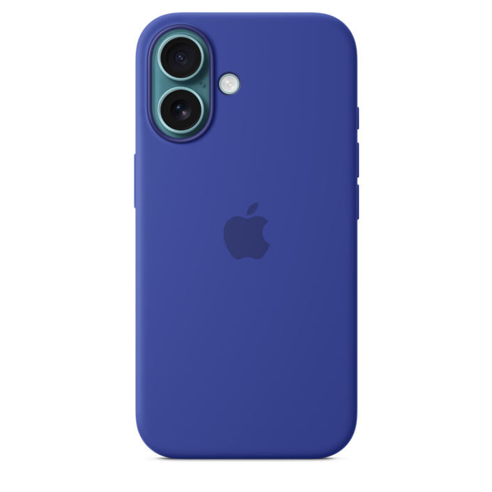Sie sehen das Produktbild 02 von iPhone 16 Silikon Case mit MagSafe – Ultramarin iPhone 16 Silikon Case mit MagSafe – Ultramarin