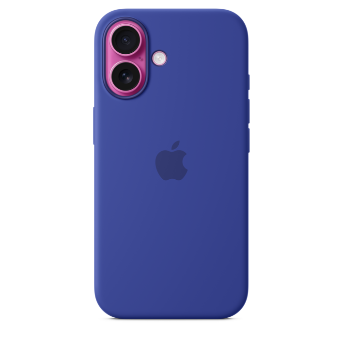 Sie sehen das Produktbild 03 von iPhone 16 Silikon Case mit MagSafe – Ultramarin iPhone 16 Silikon Case mit MagSafe – Ultramarin