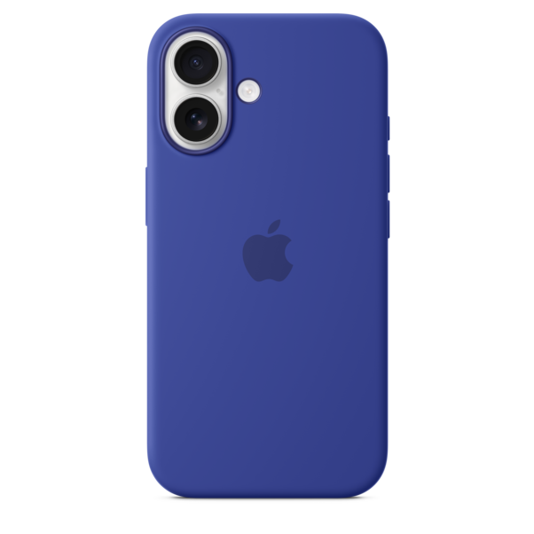 Sie sehen das Produktbild 04 von iPhone 16 Silikon Case mit MagSafe – Ultramarin iPhone 16 Silikon Case mit MagSafe – Ultramarin