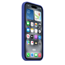 Sie sehen das Produktbild 05 von iPhone 16 Silikon Case mit MagSafe – Ultramarin iPhone 16 Silikon Case mit MagSafe – Ultramarin