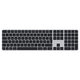 Magic Keyboard mit Touch ID und Ziffern­block für Mac Modelle mit Apple Chip Chip – Norwegisch – Schwarze Tasten
