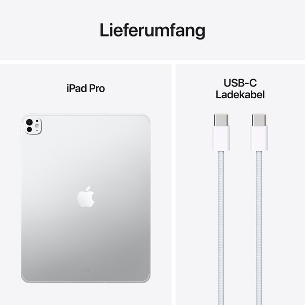 Sie sehen das Produktbild 09 von 13" iPad Pro Wi-Fi + Cellular 256 GB Standardglas - Silber (M5) 13" iPad Pro Wi-Fi + Cellular 256 GB Standardglas - Silber (M5)
