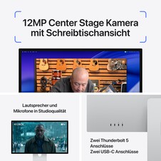 Studio Display XDR – Nanotexturglas – neigungs­- und höhen­verstellbarer Standfuß