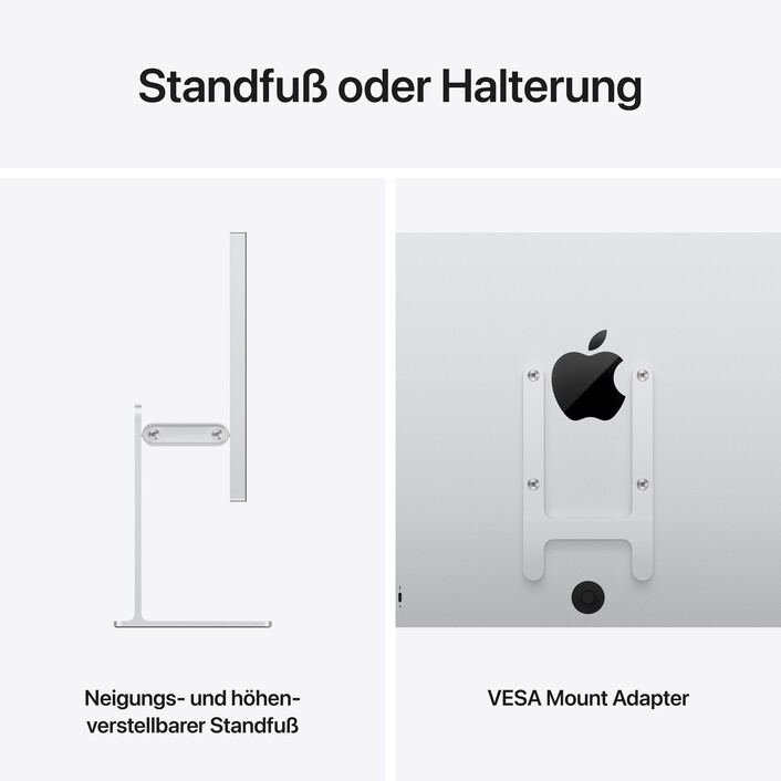 Sie sehen das Produktbild 07 von Studio Display XDR – Standardglas – neigungs- und höhenverstellbarer Standfuß Studio Display XDR – Standardglas – neigungs- und höhenverstellbarer Standfuß