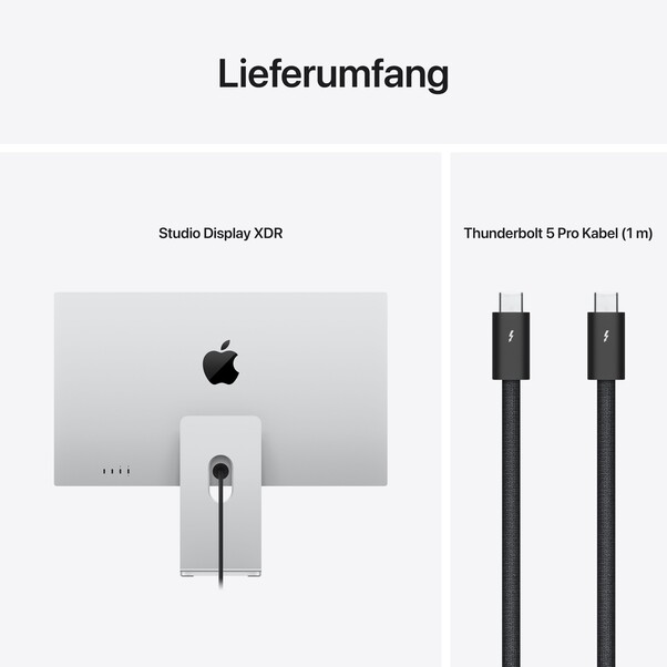 Sie sehen das Produktbild 09 von Studio Display XDR – Standardglas – neigungs- und höhenverstellbarer Standfuß Studio Display XDR – Standardglas – neigungs- und höhenverstellbarer Standfuß