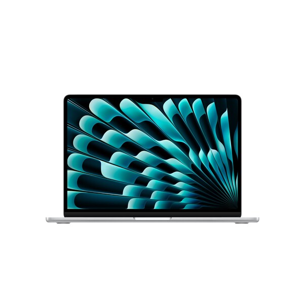 Sie sehen das Produktbild 01 von 13" MacBook Air: Apple M5 Chip mit 10‑Core CPU und 10‑Core GPU, 1 TB SSD - Silber 13" MacBook Air: Apple M5 Chip mit 10‑Core CPU und 10‑Core GPU, 1 TB SSD - Silber