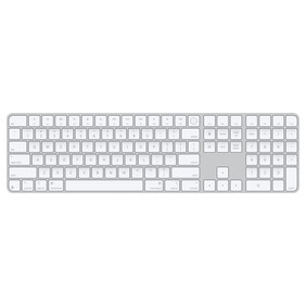 Magic Keyboard mit Touch ID und Ziffern­block für Mac Modelle mit Apple Chip Chip – Englisch (USA) – Weiße Tasten