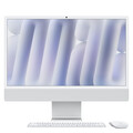 24" iMac mit Retina 4,5K Display: Apple M4 Chip mit 10‑Core CPU und 10‑Core GPU, 256 GB SSD , Nanotexturglas - Silber