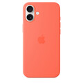 Sie sehen das Produktbild 01 von iPhone 16 Plus Silikon Case mit MagSafe – Mandarine iPhone 16 Plus Silikon Case mit MagSafe – Mandarine