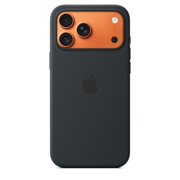 Sie sehen das Produktbild 01 von iPhone 17 Pro Max Silikon Case mit MagSafe - Schwarz iPhone 17 Pro Max Silikon Case mit MagSafe - Schwarz