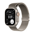 Sie sehen das Produktbild 01 von Apple Watch Ultra 3 GPS + Cellular, 49 mm Titangehäuse Natur, Milanaise Armband Titan Natur - Small Apple Watch Ultra 3 GPS + Cellular, 49 mm Titangehäuse Natur, Milanaise Armband Titan Natur - Small