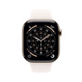 Apple Watch Series 11 GPS + Cellular, 46 mm Titangehäuse Gold, Sportarmband Blassrosa - M/L