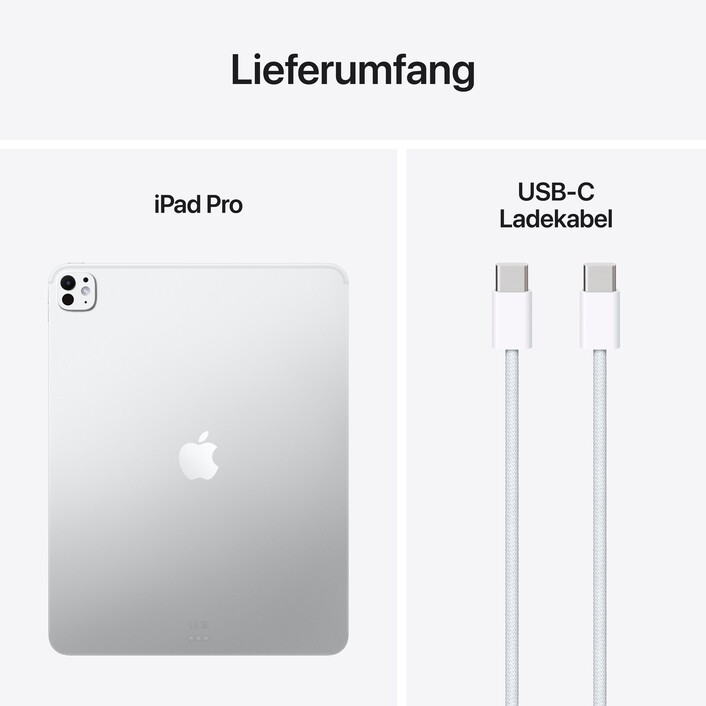 13" iPad Pro Wi-Fi 2 TB Standardglas - Silber (M5)