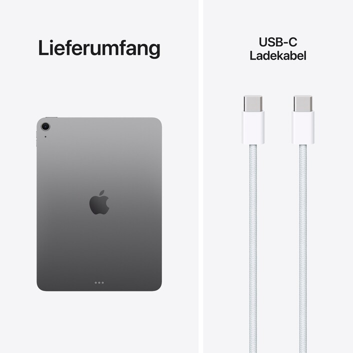 Sie sehen das Produktbild 10 von 11" iPad Air Wi-Fi 128 GB - Space Grau (M4) 11" iPad Air Wi-Fi 128 GB - Space Grau (M4)