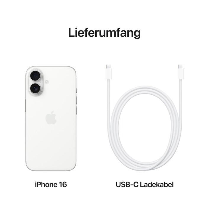 iPhone 16 128 GB Weiß 
