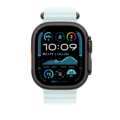 Verlängerung für 49 mm Ocean Armband Kristallblau – Titan Schwarz