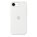 Sie sehen das Produktbild 01 von iPhone 16e Silikon Case − Weiß iPhone 16e Silikon Case − Weiß