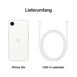 iPhone 16e 512 GB Weiß 