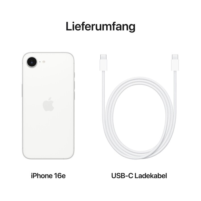 iPhone 16e 512 GB Weiß 