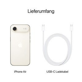 Sie sehen das Produktbild 08 von iPhone Air 256 GB Lichtgold iPhone Air 256 GB Lichtgold