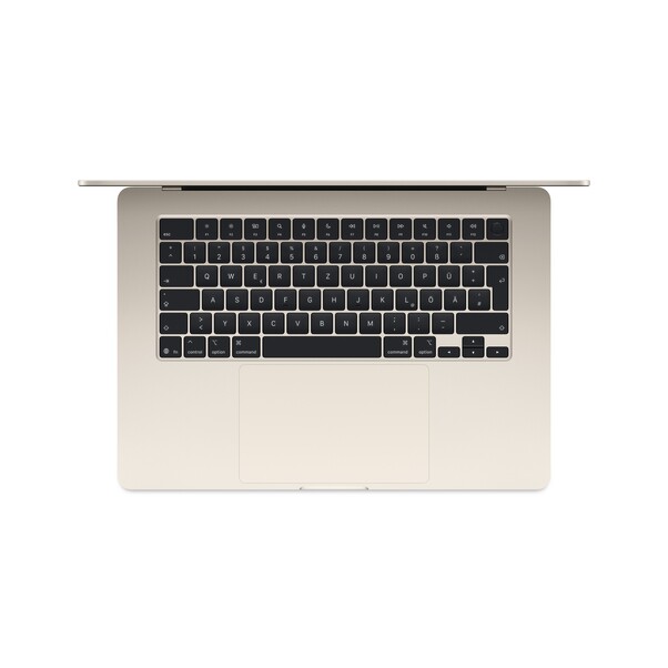Sie sehen das Produktbild 02 von 15" MacBook Air: Apple M5 Chip mit 10‑Core CPU und 10‑Core GPU, 512 GB SSD - Polarstern 15" MacBook Air: Apple M5 Chip mit 10‑Core CPU und 10‑Core GPU, 512 GB SSD - Polarstern