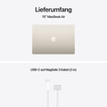15" MacBook Air: Apple M5 Chip mit 10‑Core CPU und 10‑Core GPU, 1 TB SSD - Polarstern