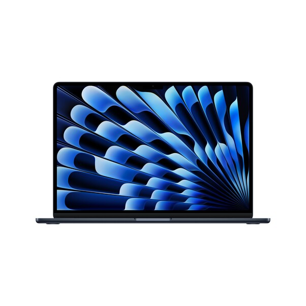 Sie sehen das Produktbild 01 von 15" MacBook Air: Apple M5 Chip mit 10‑Core CPU und 10‑Core GPU, 512 GB SSD - Mitternacht 15" MacBook Air: Apple M5 Chip mit 10‑Core CPU und 10‑Core GPU, 512 GB SSD - Mitternacht