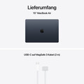 15" MacBook Air: Apple M5 Chip mit 10‑Core CPU und 10‑Core GPU, 1 TB SSD - Mitternacht