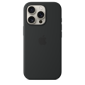 Sie sehen das Produktbild 02 von iPhone 16 Pro Silikon Case mit MagSafe – Schwarz iPhone 16 Pro Silikon Case mit MagSafe – Schwarz