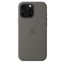 Sie sehen das Produktbild 04 von iPhone 16 Pro Max Silikon Case mit MagSafe – Steingrau iPhone 16 Pro Max Silikon Case mit MagSafe – Steingrau